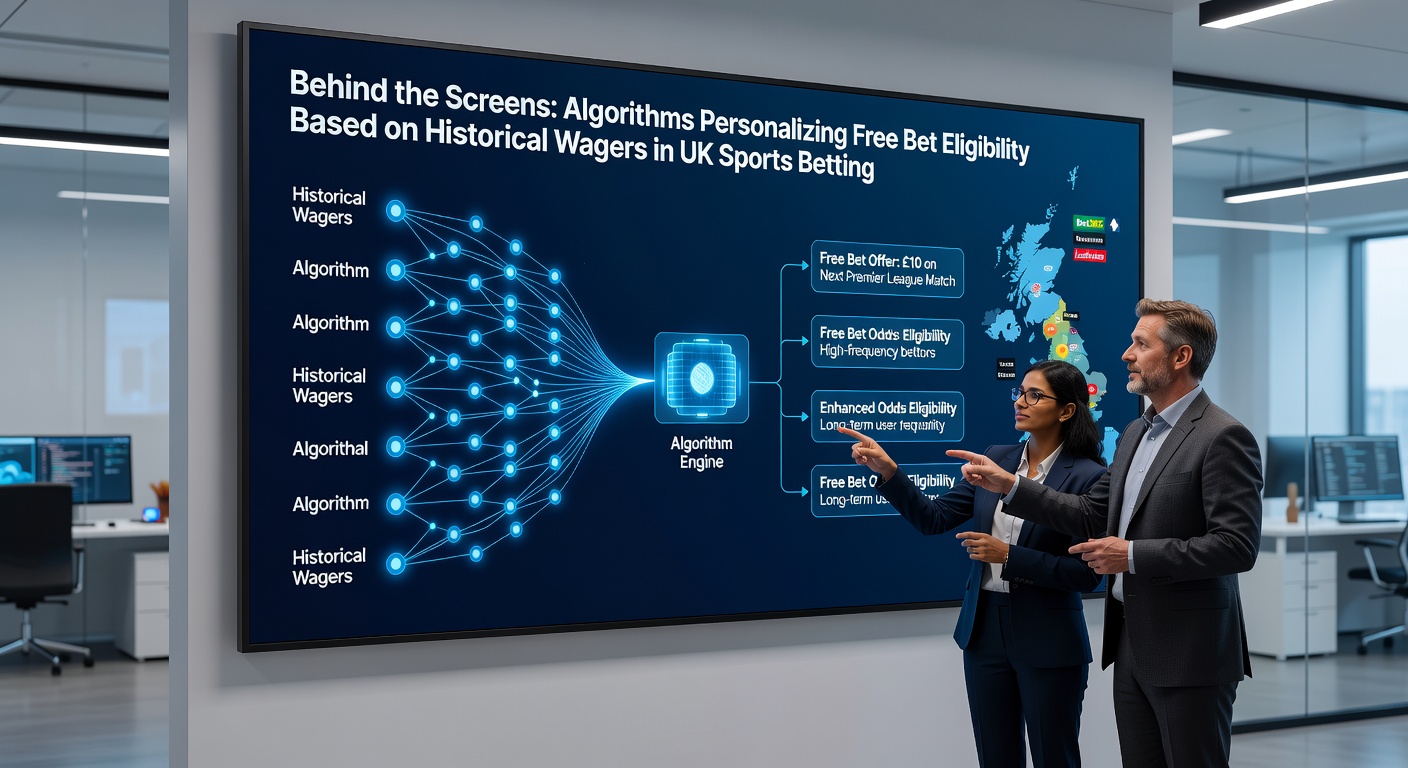 Visual representation of algorithmic segmentation of soccer bettors based on historical data patterns