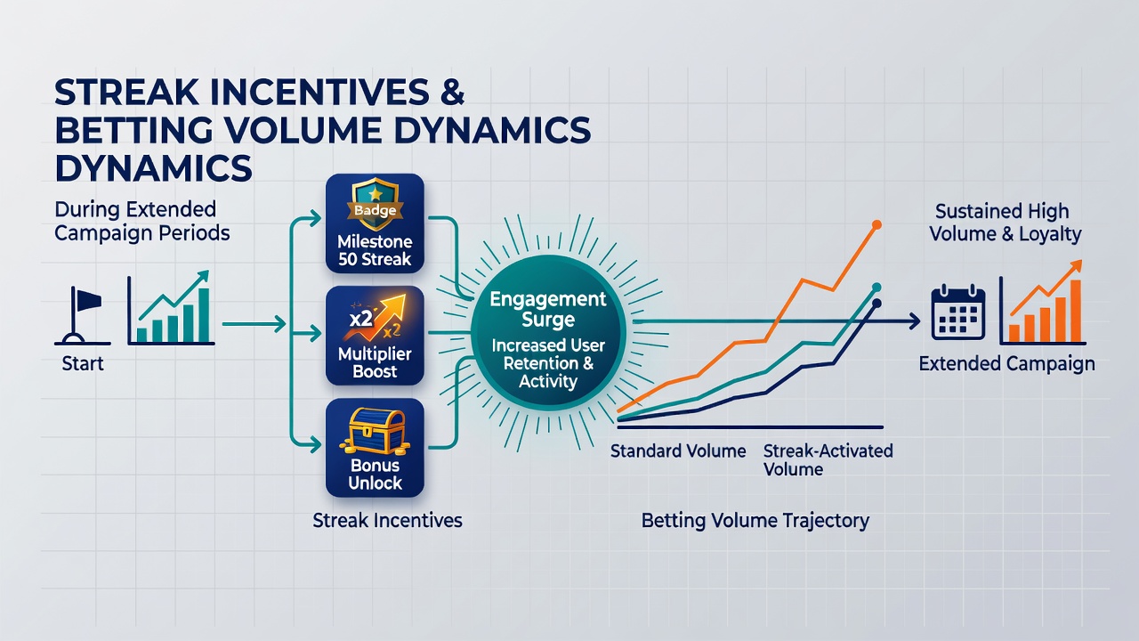 Illustration of user engagement patterns during extended streak promotions