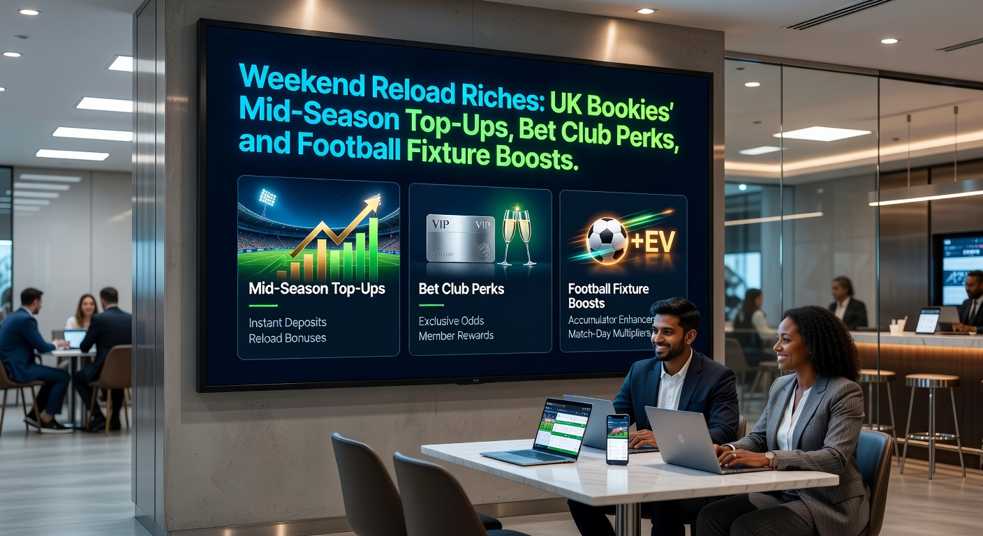 Screenshot of a bet club's dashboard showing accumulated perks and upcoming weekend rewards for football enthusiasts